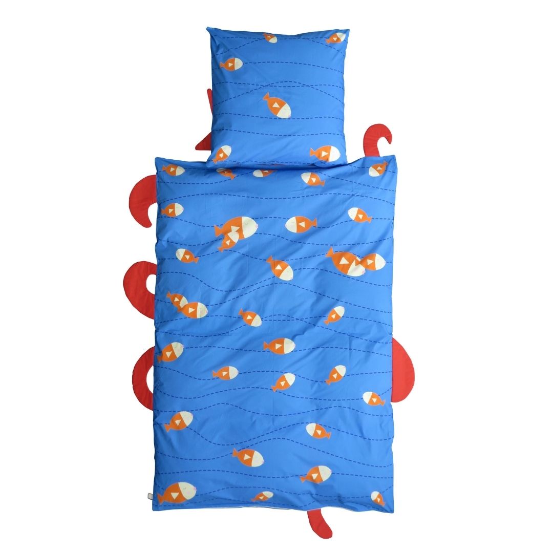 Organic bed linen - octopus
